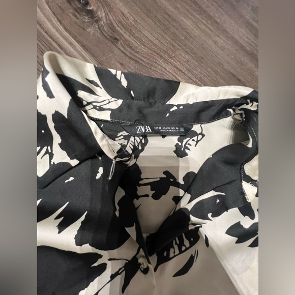 Zara Floral Print Shirt - Picture 13 of 15
